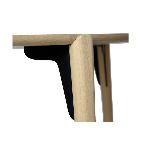 Masă de dining rotundă cu aspect de lemn de stejar ø 122 cm Paragon – DAN-FORM Denmark-image-4
