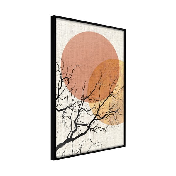 Poster cu ramă Artgeist Gloomy Tree, 20 x 30 cm