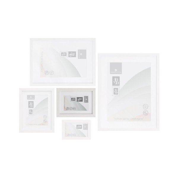 Ramă foto albă cu picior de susținere, de agățat 17,5x22,5 cm Sencillo – Casa Selección-image-1