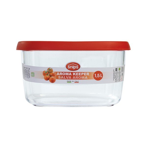 Caserolă Snips Snowflake, 1,5l, roșu-image-1
