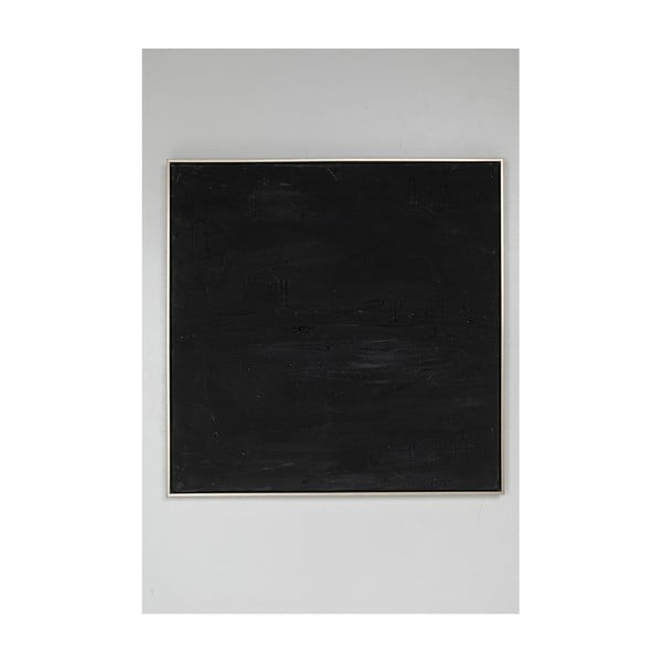 Pictură în ulei Kare Design Abstract Deep Black, 80 x 80 cm
