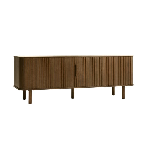 Masă TV maro cu aspect de lemn de stejar 56x160 cm Cavo – Unique Furniture-image-3