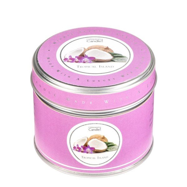 Lumânare parfumată în cutie Copenhagen Candles Tropical Island, 32 ore-image-1