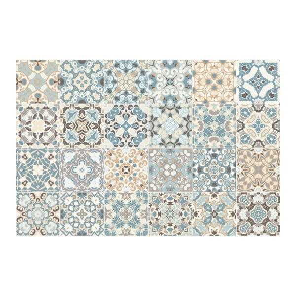 Set 24 autocolante de perete Ambiance Underwater Garden, 10 x 10 cm-image-2