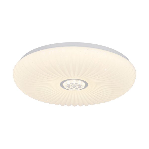 Plafonieră albă LED cu control prin telecomandă/cu intensitate reglabilă 38x38 cm Perola – Candellux Lighting-image-1