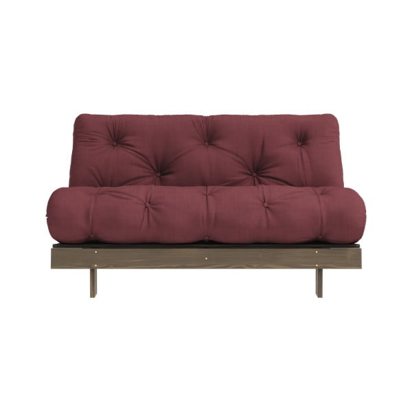 Canapea burgundy extensibilă 140 cm Roots – Karup Design