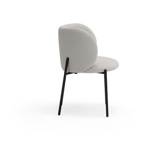 Set de scaune de sufragerie gri deschis 2 buc. tapițat Mogi – Teulat-image-4