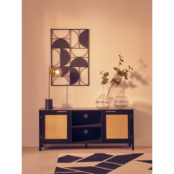 Comodă TV neagră 120x52x38 cm Sherman – Premier Housewares-image-1