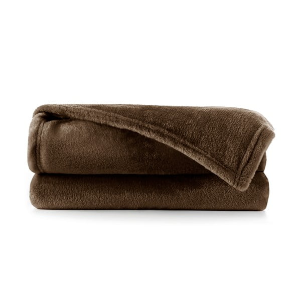 Pătură din microfibră DecoKing Mic, 150 x 200 cm, maro-image-2
