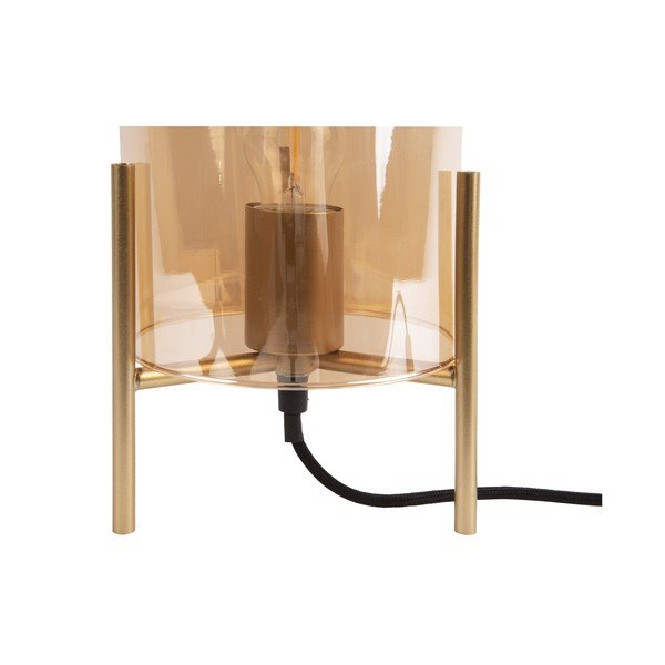 Veioză din sticlă Leitmotiv Glass Bell, auriu-image-3