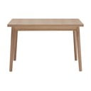 Masă de dining extensibilă cu aspect din lemn de stejar H Single, 120 x 80 cm