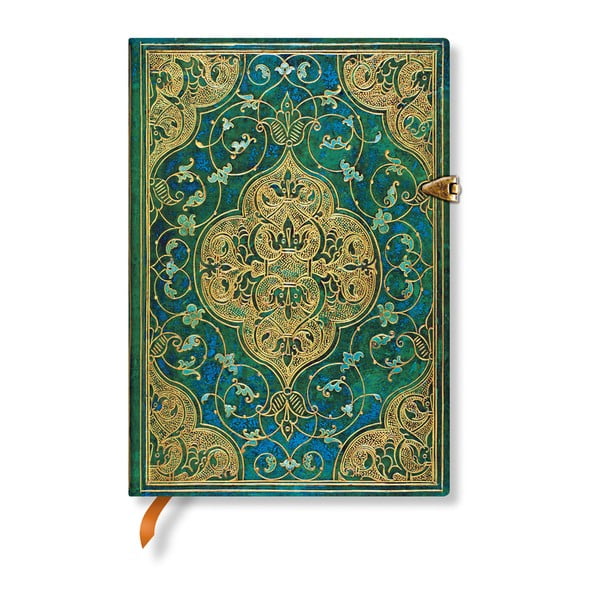 Agendă Paperblanks Turquoise Chronicles, 13 x 18 cm