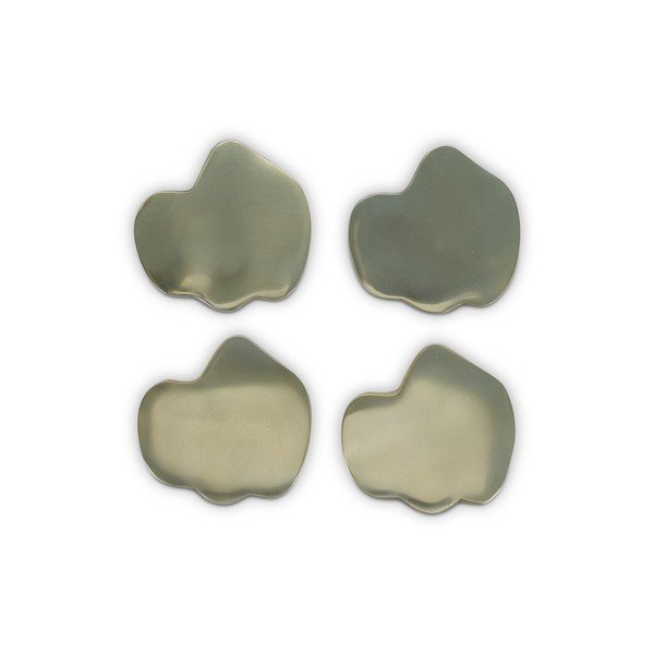 Coasters aurii 4 buc. din metal Charm – S|P Collection