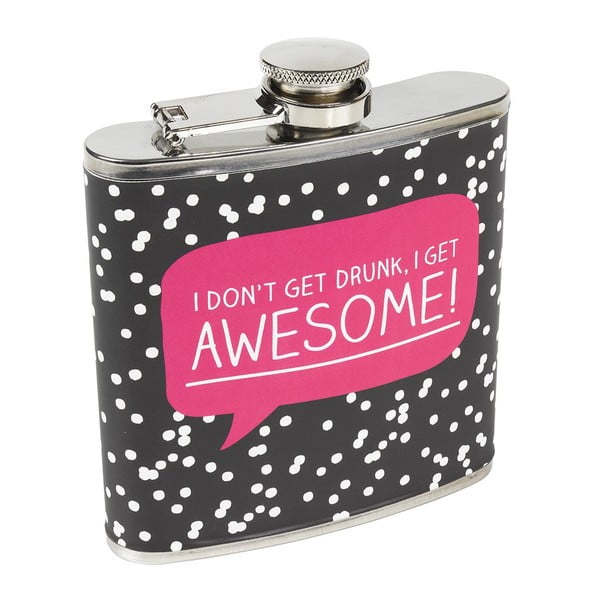 Sticlă de buzunar Happy Jackson Awesome, 170 ml-image-1