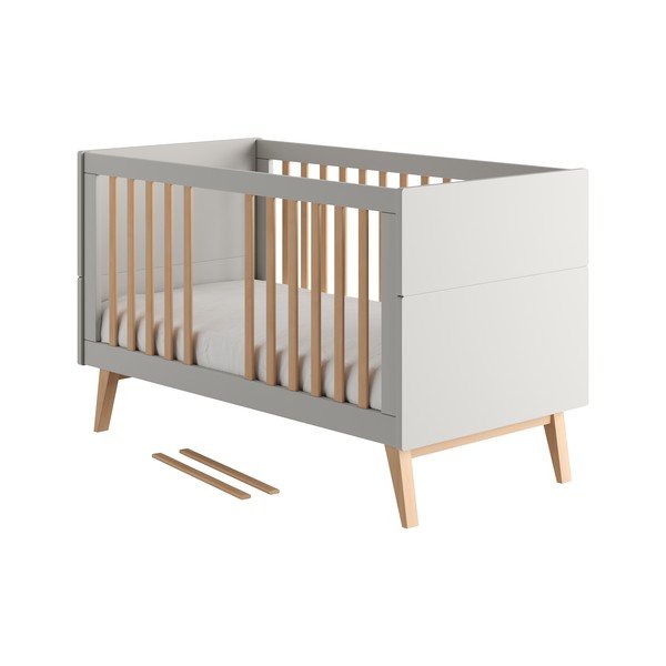 Pătuț gri 70x140 cm Swing – Pinio-image-1