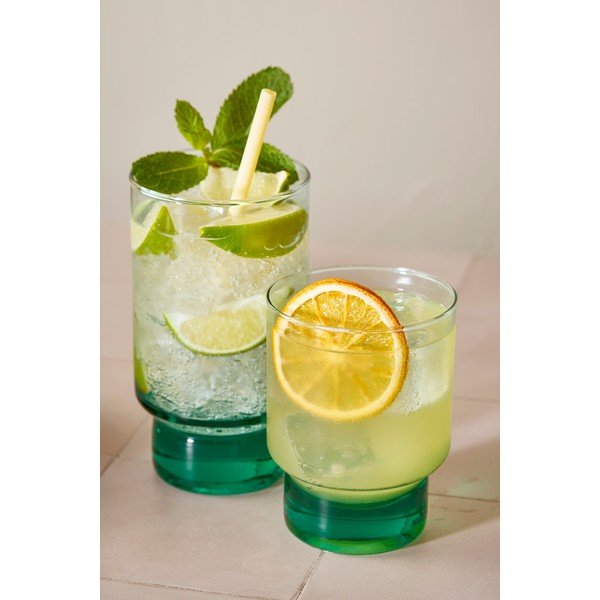 Pahare 6 buc. din sticlă reciclată 370 ml Revera – BonBistro-image-1