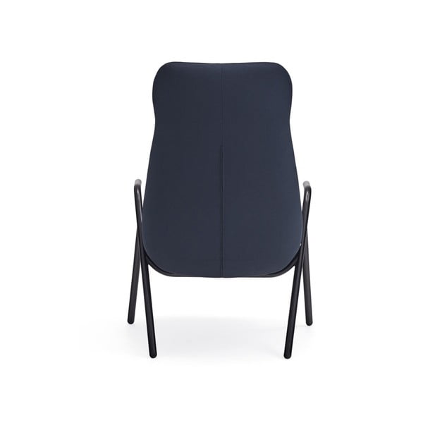 Fotoliu Teulat Dins, înălțime 114 cm, albastru închis-image-4