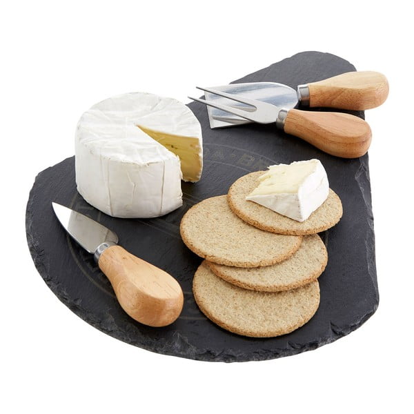 Platou pentru servit brânzeturi cu 3 cuțite - Premier Housewares-image-3