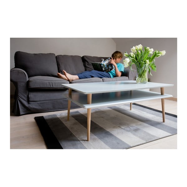 Masă de cafea Ragaba KORO, gri deschis-image-1