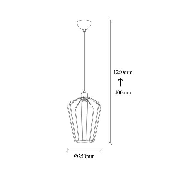 Lustră metalică Opviq lights Desponia, negru-image-3