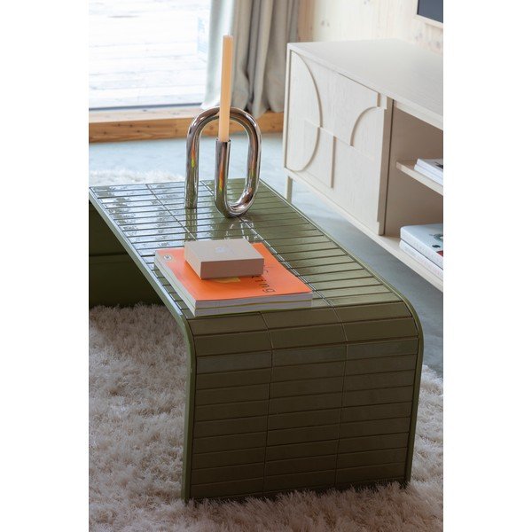 Măsuță de cafea verde din ceramică 47x80 cm Tiles – Zuiver-image-3