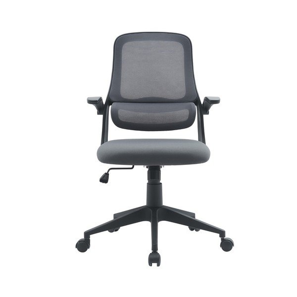 Scaun de birou gri tapițat Gilmore – Yes Everyday-image-1