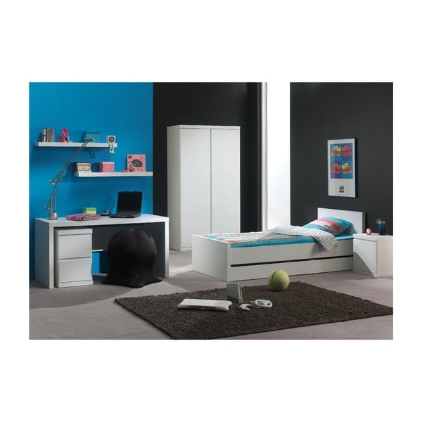 Raft de perete Vipack Lara, alb-image-1