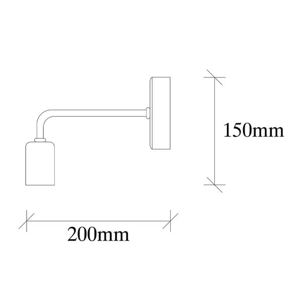 Aplică metalică Opviq lights Melia, negru-image-3