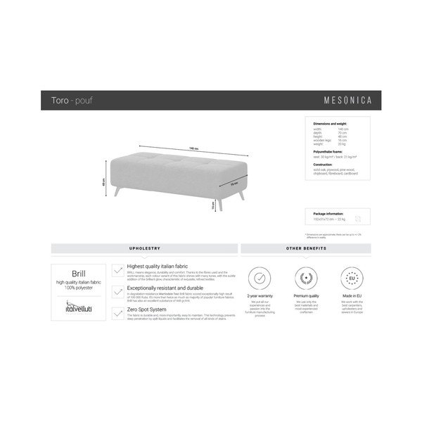 Taburet MESONICA Toro, negru-image-3