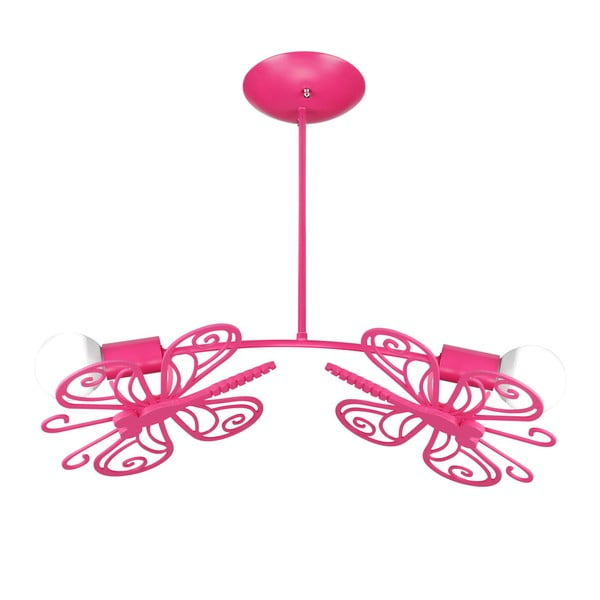 Lustră Light Prestige Butterfly, roz