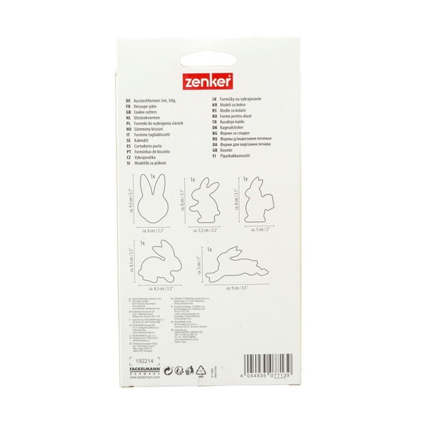 Set 5 forme pentru prăjituri de Paște Zenker Easter-image-2
