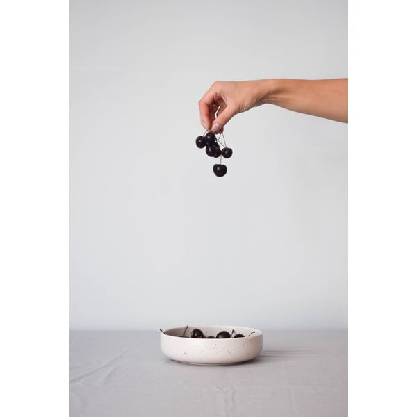 Bol din gresie pentru micul dejun ÅOOMI Dust, ø 16 cm, roz deschis-image-1