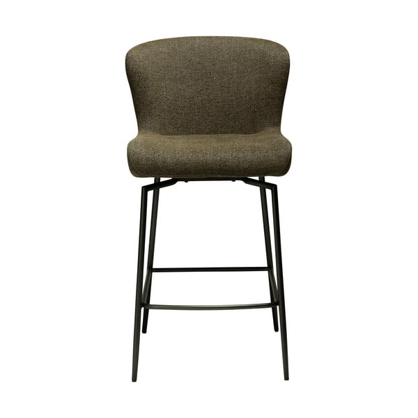 Scaun de bar kaki tapițat (înălțime șezut 67,5 cm) Glam – DAN-FORM Denmark-image-4
