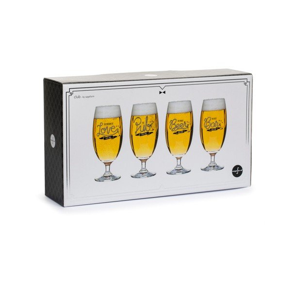 Set 4 pahare Sagaform Club Beer, 420 ml-image-2