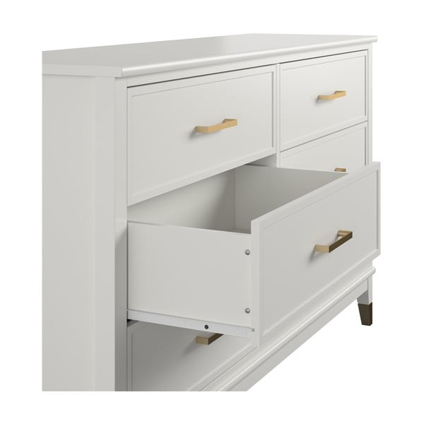 Comodă CosmoLiving by Cosmopolitan Westerleigh, 144 x 85 cm, alb-image-3