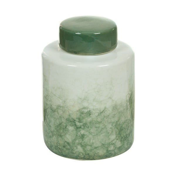 Recipient din ceramică Santiago Pons Havan, înălțime 19 cm, alb - verde