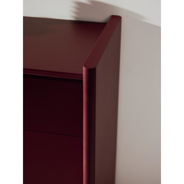 Comodă burgundy 160x91x46 cm Rali – noo.ma-image-2