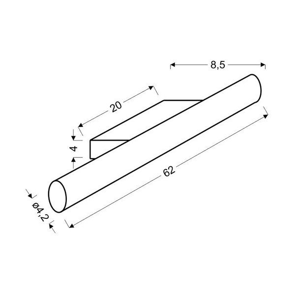 Aplică de perete albă LED Universe – Candellux Lighting-image-2