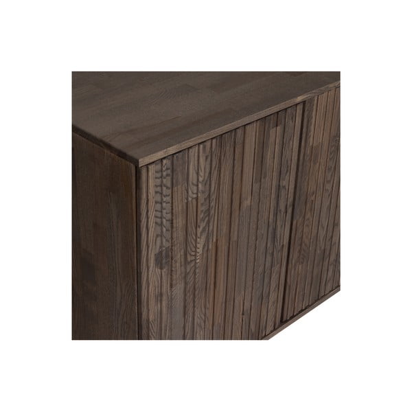 Comodă maro cu aspect de lemn de frasin 200x85x44 cm Gravure – WOOOD-image-4