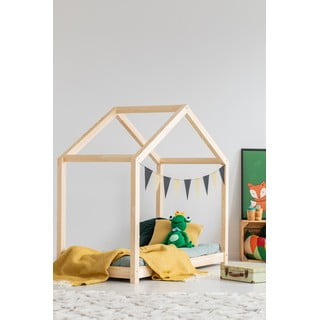 Pat pentru copii în formă de căsuță din lemn de pin 90x190 cm Mila RM - Adeko