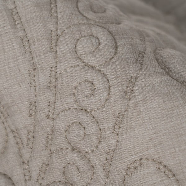 Cuvertură taupe matlasată 180x260 cm – Ixia-image-3