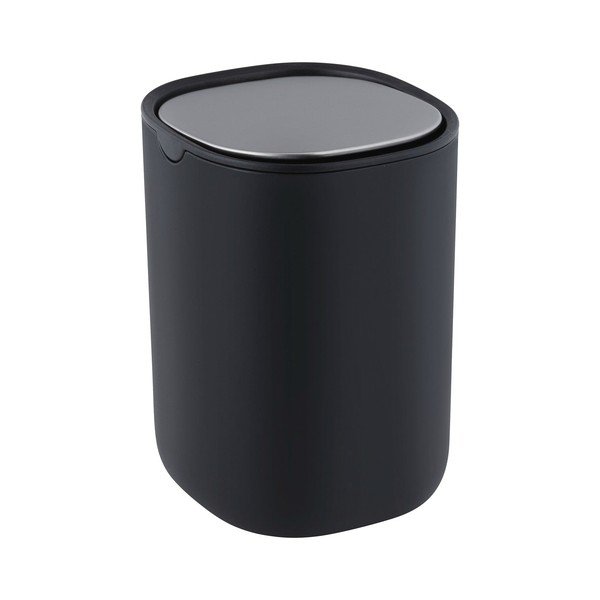 Coș de gunoi negru din plastic 1,5 l Frini – Wenko