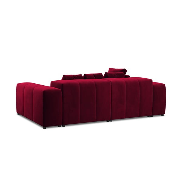 Colțar roșu cu tapițerie din catifea (variabil) Rome Velvet - Cosmopolitan Design-image-3