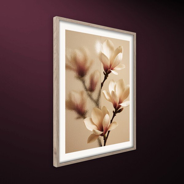 Tablou cu ramă imprimat 50x70 cm Soft Magnolia – Styler-image-3
