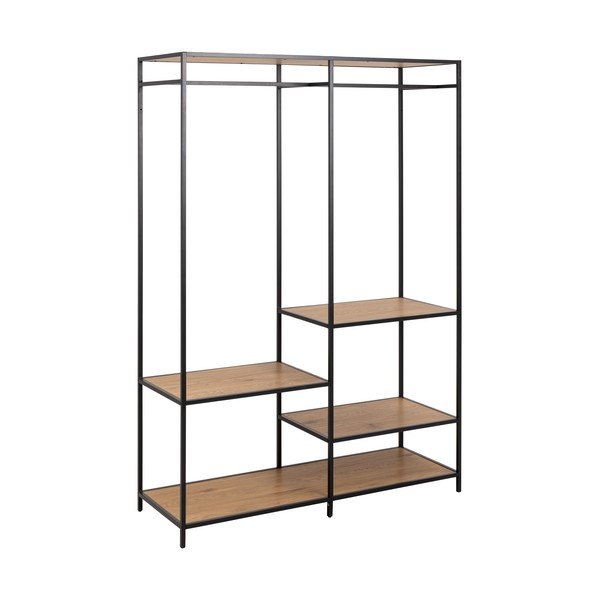 Șifonier   deschis cu aspect de lemn de stejar 122x174 cm Seaford – Actona-image-2