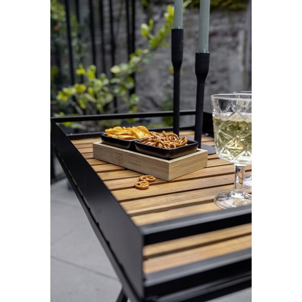 Boluri din ceramică neagră 2 buc. cu tavă Elo - Wenko-image-1