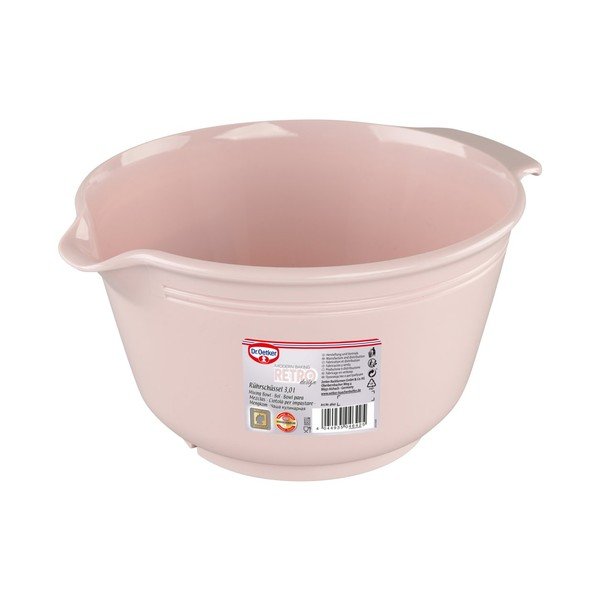 Bol cu gură de scurgere Dr. Oetker, ø 23 cm, roz-image-1
