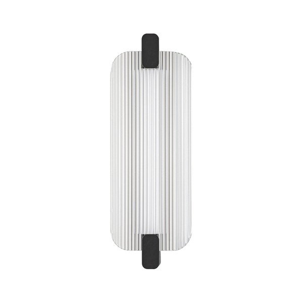 Aplică de perete negru-mat LED din sticlă Emery – Nova Luce