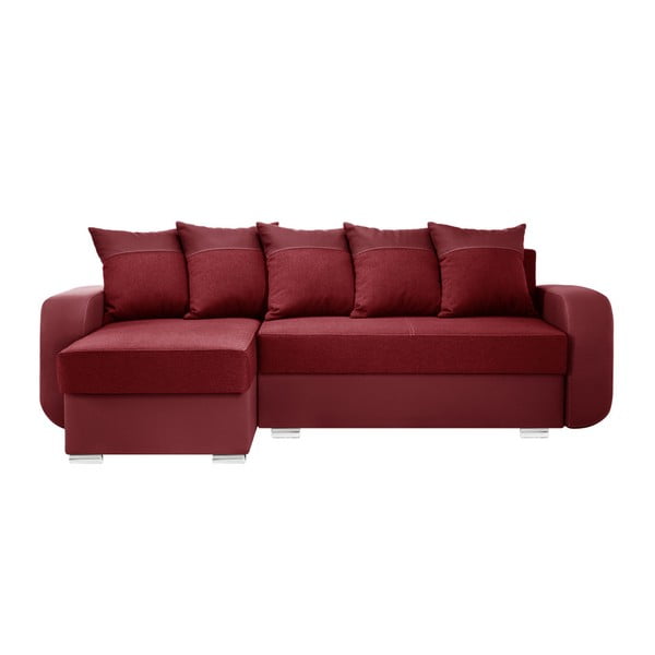 Canapea cu șezlong partea stângă Interieur De Famille Paris Destin, roșu