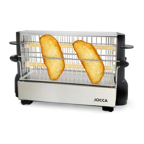 Prăjitor de pâine JOCCA Toast, argintiu